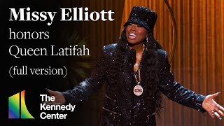 Missy Elliott honors Queen Latifah Extended Version  46th Kennedy Center Honors [upl. by Cai]