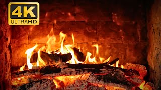 🔥 FIREPLACE Ultra HD 4K Peaceful Flames and Subtle Crackling Fire Sounds Serene Fire Ambience [upl. by Gunner]