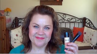 BareMinerals bareSkin Serum Foundation Review amp Demo [upl. by Gorga]