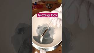 Glazing day in the pottery studio [upl. by Glynias]