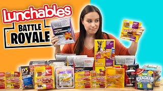 Ranking ALL THE Lunchables in our Grocery Store [upl. by Knowles]