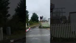 Cookham station level crossing Cookham Berkshire England [upl. by Idolah551]