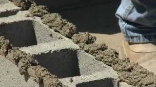 How to Build A Concrete Block Wall [upl. by Dlaniger]