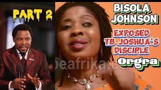 TB JOSHUA Bisola Johnson trashed Orgra TB Joshua disciple PART 2 [upl. by Leraj]