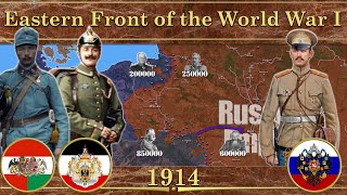 Eastern Front of the World War I 1914 Documentary with Animated Map [upl. by Johan]