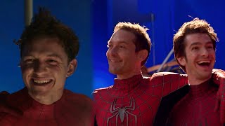 SpiderMan No Way Home Exclusive Featurette  Getting the Spiders Together 2021  Vudu [upl. by Aiht605]