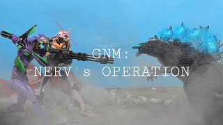 Gojira Neutralization Mission NERV’s operation Evangelion vs Godzilla Stop Motion [upl. by Aninahs]