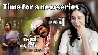 Aadyam Jolie Pinne Kalyanam Episode 1 Reaction  Mini web series  Jisma amp Vimal  Ashmita Reacts [upl. by Vite]