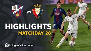 Highlights SD Huesca vs CA Osasuna 00 [upl. by Drake119]