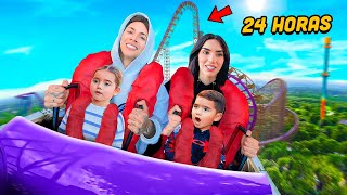 24 HORAS EN MONTAÑAS RUSAS EXTREMAS 🎢 😱 Juan de Dios Pantoja [upl. by Munroe538]