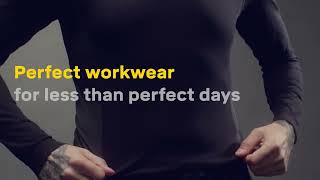 Bacher Work Wear  SNICKERS WORKWEAR  How to layer clothes in wet and cold conditions [upl. by Janerich]