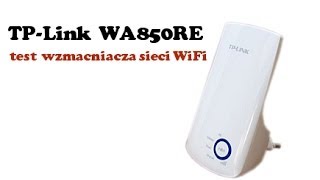 TPLink wzmacniacz sygnału WiFi TLWA850RE test Extendera [upl. by Allard]