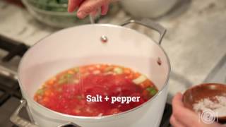 How to Make Turkey and Kale Soup  What’s For Dinner [upl. by Ylle]