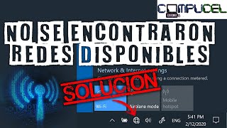 NO HAY REDES DISPONIBLES  MI PC NO SE CONECTA A WIFI  NO HAY REDES DISPONIBLES WINDOWS SOLUCION✅ [upl. by Eelamme]