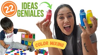 22 Ideas Divertidas para Enseñar los Colores a NIÑOS🌈actividadesparaniños [upl. by Primrose291]