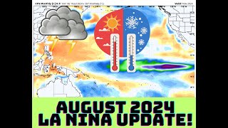 ENSO  LA NINA AUGUST 2024 UPDATE [upl. by Bab882]