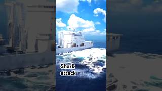 shark attack 🦈  heavy ship attack  merchant Navy  navy indiannavy shorts [upl. by Ettenna]