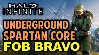 How to get the Underground Spartan Core near FOB Bravo  Halo Infinite [upl. by Brainard793]