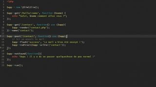 Tutoriel  Slim Framework 2 [upl. by Fanchon]