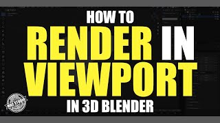 HOW TO RENDER VIEWPORT IMAGE IN BLENDER  QUICK TUTORIAL [upl. by Ada13]