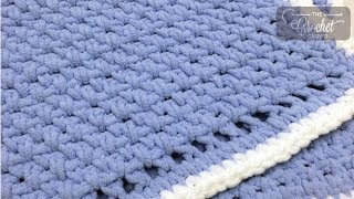 Crochet Beginners Baby Blanket [upl. by Dranrev276]