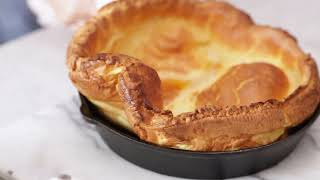 Learn how to make a Dutch Baby in a cast iron pan  plus sweet and savoury toppings [upl. by Ecnerwal]