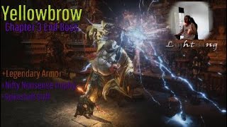 Black Myth Wukong Yellowbrow Boss  Spikeshaft Staff [upl. by Comfort]