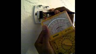 how to troubleshoot a thermostat that went blank [upl. by Htebsle]