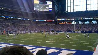 Austin Collie Suffers Concussion Colts vs Jaguars Original Full Video [upl. by Pavla]