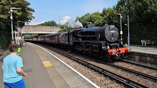 44871 The Dorset Coast Express Tour passing Chertsey [upl. by Faye]