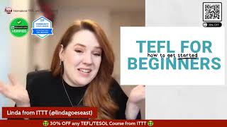 TEFL for Beginners How to Get Started [upl. by Ecinrev379]