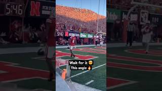 This ANGLE of Nebraska’s Pick6 vs Colorado 🤯🔥 collegefootball colorado cfb shorts nfl [upl. by Eleirbag]