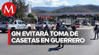 Guardia Nacional nuevamente se repliega en la autopista del Sol [upl. by Iva621]