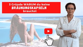 Braun ohne Sonne und Solarium  wie gefährlich Bräunungskapseln wirklich sind [upl. by Alyk153]