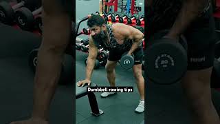 Dumbbell rowing tips dumbbellworkout latworkout shorts [upl. by Kcod]