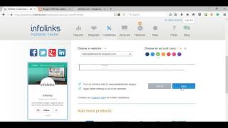 how to enable infolinks inarticle ad in blogger or website [upl. by Yelac]