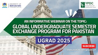 Global UGRAD 2025 Exploring Opportunities  YPDC UAF Webinar  Sept 19 2024 [upl. by Alludba477]