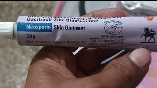 neosporin skin ointment uses in hindi neosporin skin ointment price benefits Side effects review [upl. by Ebert]