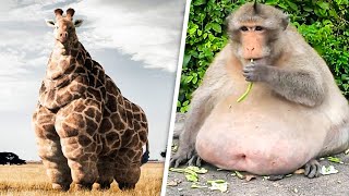 10 Fattest Animals Ever Recorded On Camera [upl. by Rodmun]