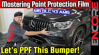 How To Install PPF On a Bumper  MB GLC 43 Paint Protection Film Tutorial [upl. by Oiramd]