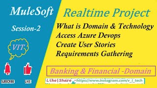 MuleSoft  Realtime Project Session2 vitechtalks  Requirements Gathering  Azure Devops  BFS [upl. by Dodd]