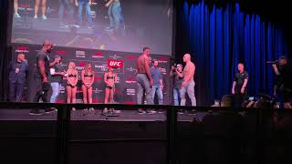 CAIN VELASQUEZ VS FRANCIS NGANNOU WEIGH IN [upl. by Salome]