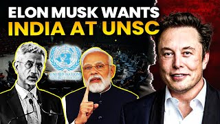 TESLA CEO Elon Musk wants India as Permanent member at UNSC  Is Tesla coming India [upl. by Aniroc]