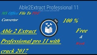 Able 2 Extract Professional pro 11 with crack 2017 [upl. by Clements]