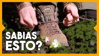 Como Atarse las BOTAS Correctamente  ¿Lo hacías bien 🤔 [upl. by Mairym]