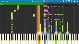 The Doors  Light My Fire Piano  Organ Tutorial  How To Play  Synthesia [upl. by Bradway]