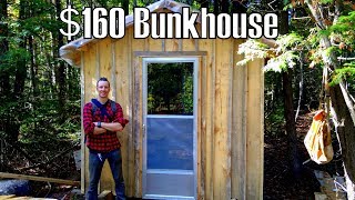 Heated Sawmill Bunk house built for 160 Ep25 Outsider Log Cabin [upl. by Rika]