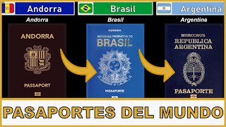 ✈️ RANKING Los PASAPORTES más PODEROSOS y débiles del Mundo  2021 [upl. by Ranite610]