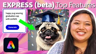 Top Features in Adobe Express beta  Tutorial for Beginners  Adobe Express [upl. by Assenat]