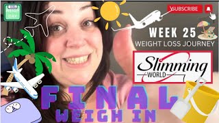 Slimming World Week 25  final weigh in [upl. by Hildegaard]